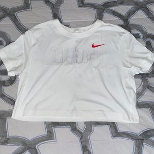 Nike Team USA Cropped Tee